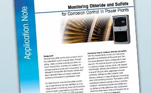 Monitoring Chloride and Sulfate (Application Note)