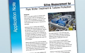 Silica Measurement for Pure Water Treatment and Turbine Protection