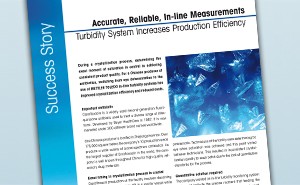 Turbidity measurement: Success story in crystallization process