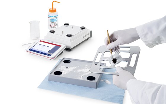 What makes precision balances ideal for harsh environments?