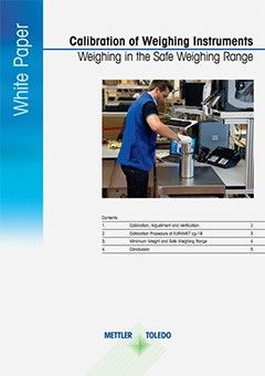 calibration of weighing instruments