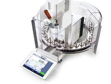 Automated Weighing With Sample Changer