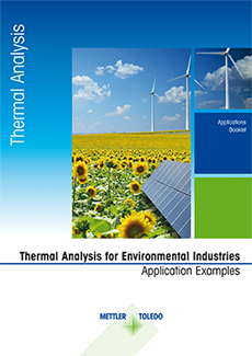 The guide presents a variety of useful thermal analysis applications for environmental industries.