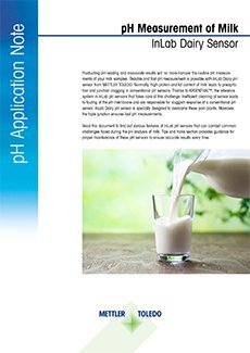 pH de la leche