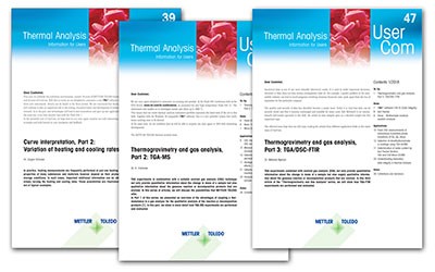 Publicaties over thermische analyse