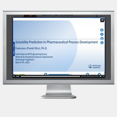 Solubility Prediction in Pharmaceutical Process Development