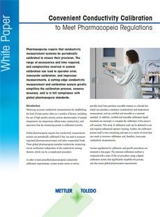 White paper on unique conductivity calibration system