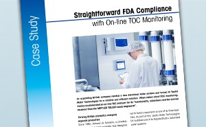 Monitorování TOC a dodržování předpisů FDA
