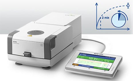 Food Moisture Analyzers Results in 2 Minutes