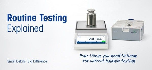 Routine Testing of Lab Balances – How to Do It Correctly. Download the new guide.