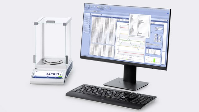 Software for analytical balance