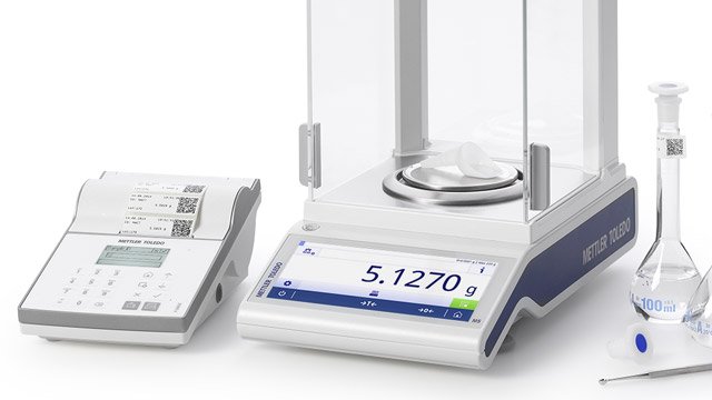 how to use analytical balances with printer