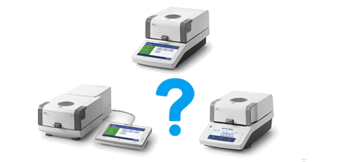 Select the right moisture analyzer