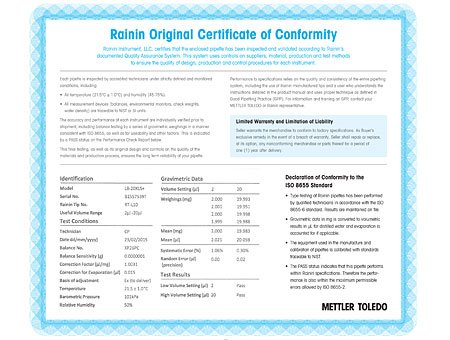 Akkreditert kalibrering og sertifikater