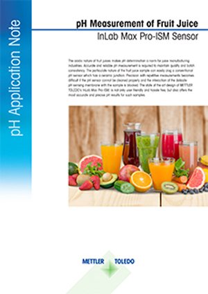 pH del zumo de frutas