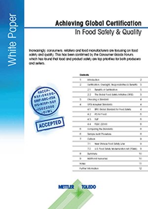 Международная сертификация безопасности и качества пищевых продуктов