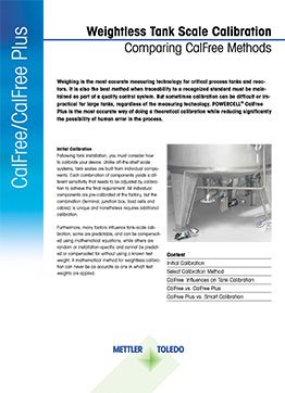 Weightless Tank Scale Calibration White Paper