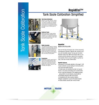 RapidCal™ kalibratie van tankweegsystemen