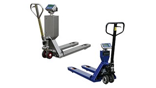 Mobile pallet truck scales make weighing eas