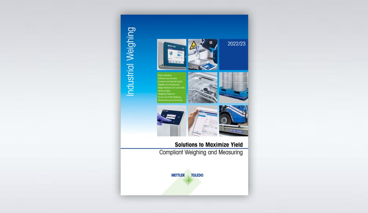 Industrial Weighing Catalog Available