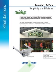 EuroMart in China Case Study featuring Ariva-B Checkout Scales. 