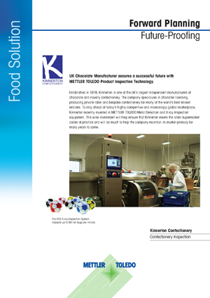 Kinnerton invest in Product Inspection Technology