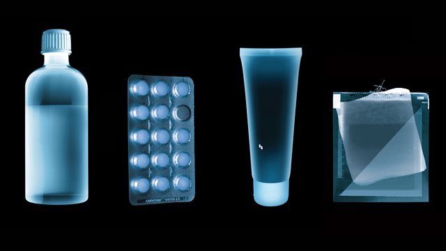 Types of pharmaceuticals inspected by x-ray