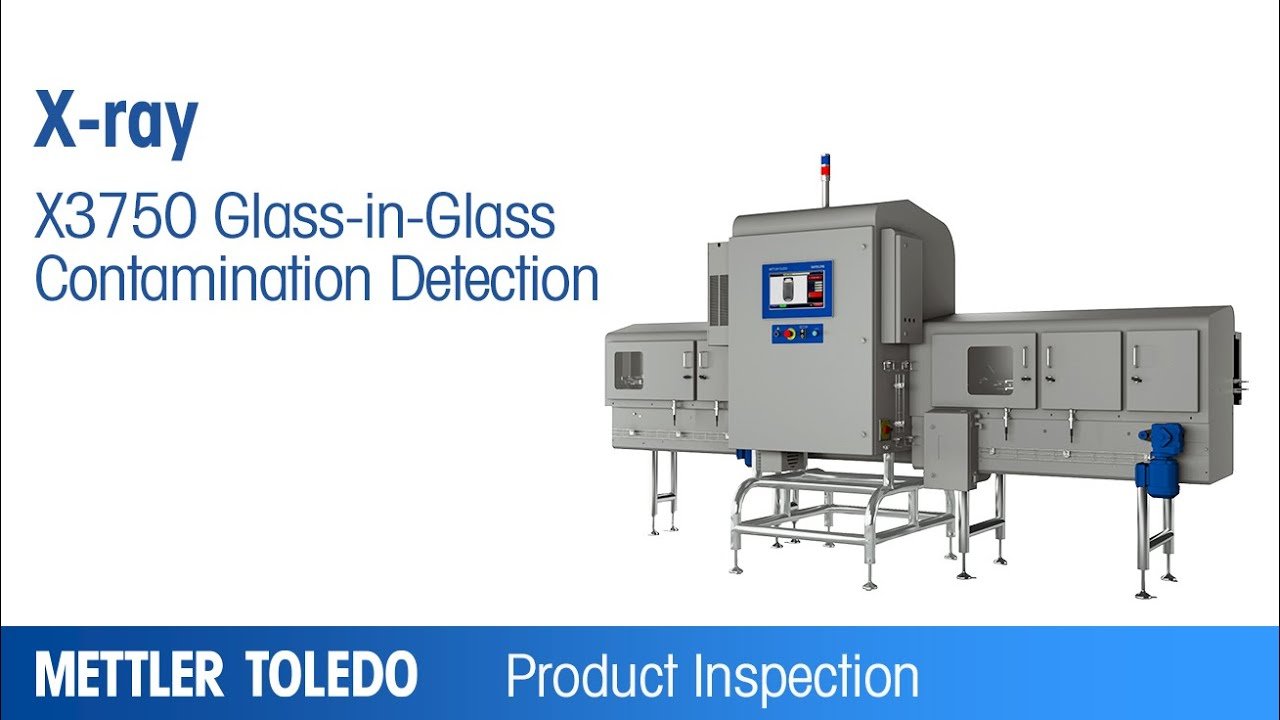 X3750 Detectie van glas-in-glas productverontreiniging