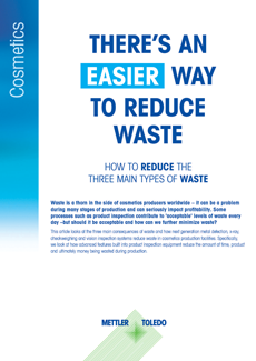 How to Reduce the Three Main Types of Waste