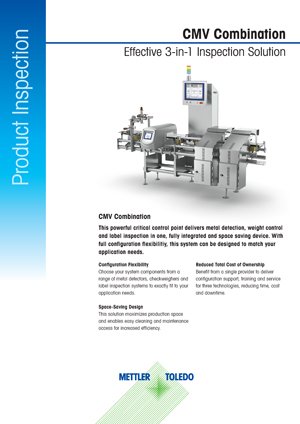 Checkweighing, Metal Detection and Vision Inspection Datasheet