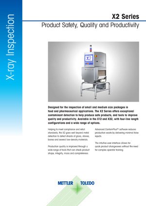 X2-serie X-ray systeem Datasheet | Pdf-download
