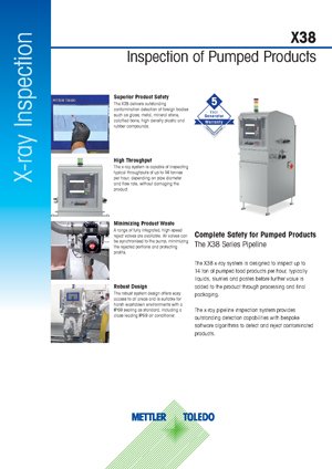 X38 X射线检测数据表|PDF下载