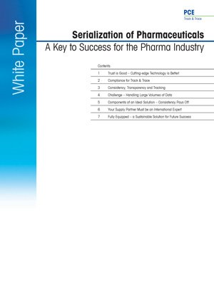 Serialization of Pharmaceuticals | Free White Paper Download