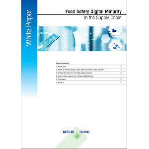 Food Safety Digital Maturity in the Supply Chain White Paper