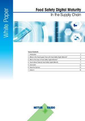 Food Safety Digital Maturity in the Supply Chain White Paper