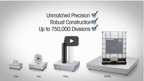 Industrial high-precision weighing platforms